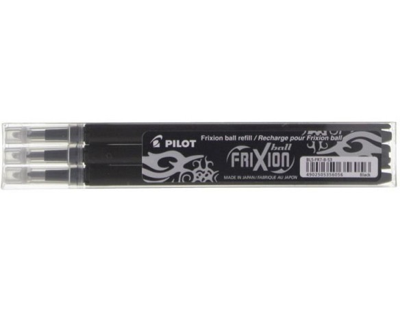 REFIL FRIXION PILOT NERO TRIS 3 PEZZI - OFFERTA