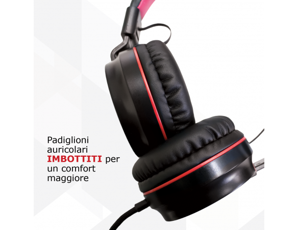 Milan | CUFFIE CON MICROFONO MILAN con filo cavo aux e con adattatore usb-c