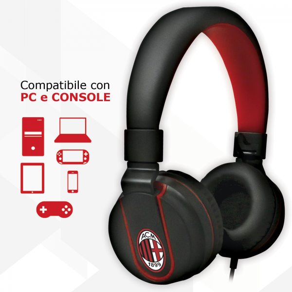 Milan | CUFFIE CON MICROFONO MILAN con filo...