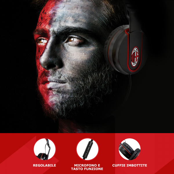Milan | CUFFIE CON MICROFONO MILAN con filo...