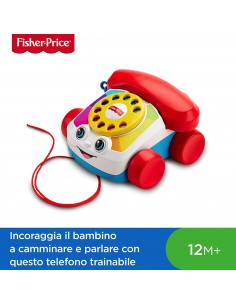 Telefono Chiacchierone Parlante Trascinabile, Giocattolo... 2