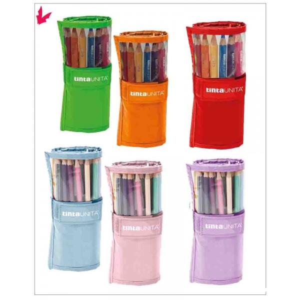 ASTUCCIO ROTOLO 24 PASTELLI TINTAUNITA CLASSIC