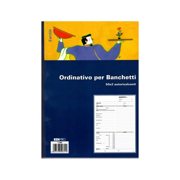 ORDINATIVO PER BANCHETTI E 5960