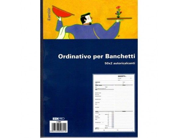 ORDINATIVO PER BANCHETTI E 5960