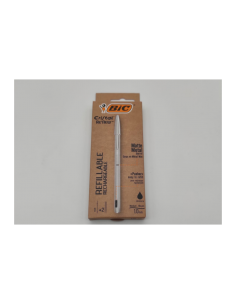 Bic Metal Nero PENNA A SFERA RICARICABILE CRISTAL RE-NEW...