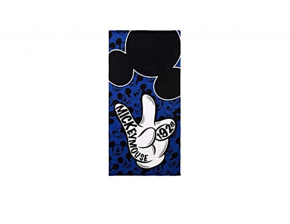 TELO Mare Topolino Mickey Mouse Disney Asciugamano Poliestere MICROCOTONE CM. 140X70