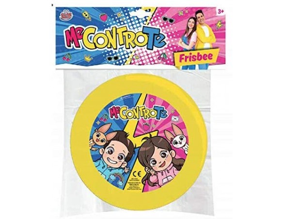 Frisbee in plastica Gialla. Diametro Circa 23 cm. Gioco all'aperto. Gioco per Bambini Me Contro Te Grandi Giochi luì e sofì