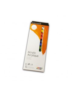Daler Rowney scatola 12 tubi acrilico da 12ml