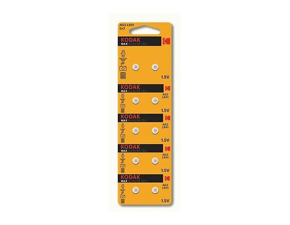 KODAK PILA ALC.MAX AG3/LR41 KB7010