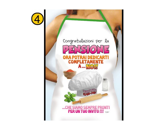 GREMBIULE "PENSIONATA SUPER-CHEF" 2031.4