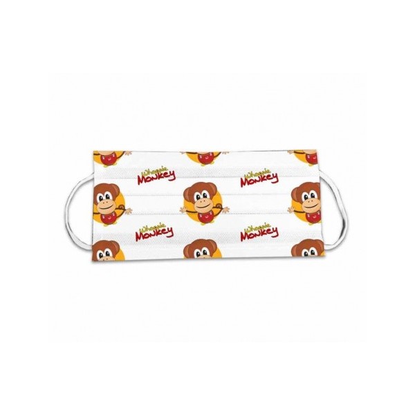 MASCHERINA FILTRANTE X BAMBINI IN TNT MONKEY...