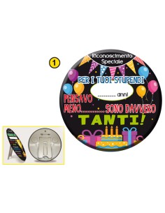 MAXI SPILLA (ANCHE DA TAVOLO O PARETE) COMPLEANNO 6123.1