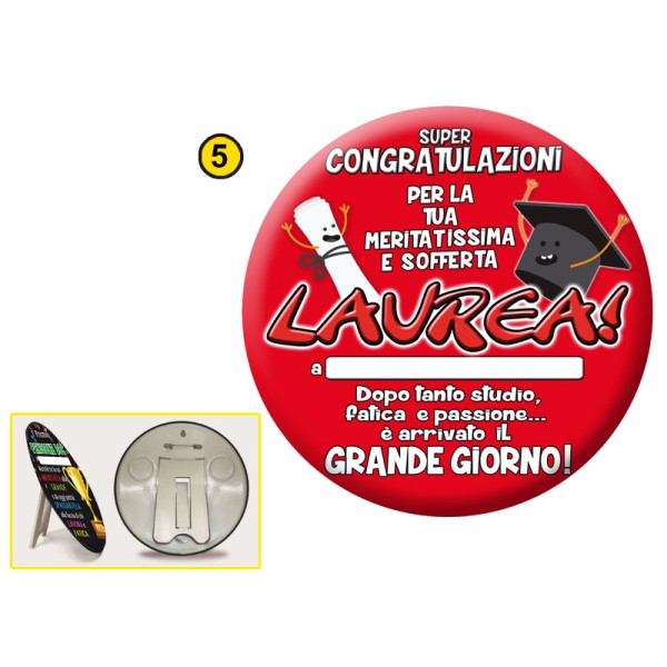 MAXI SPILLA (ANCHE DA TAVOLO O PARETE) LAUREA...