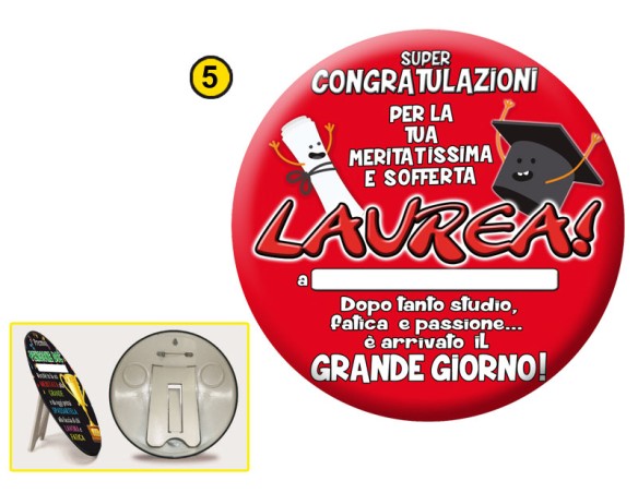 MAXI SPILLA (ANCHE DA TAVOLO O PARETE) LAUREA 6123.5