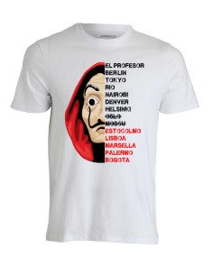 T SHIRT LA CASA DI CARTA