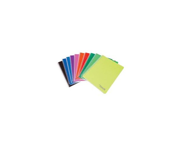 QUADERNO A4 SPIRALATO 5MM COPERTINA IN PPL
