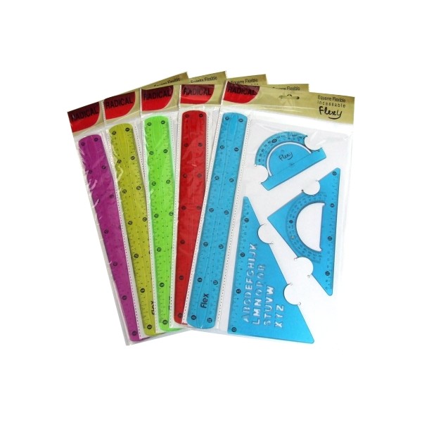 SET RIGA CM.30+SQUADRE+GONIOM. FLEX (12) COL....