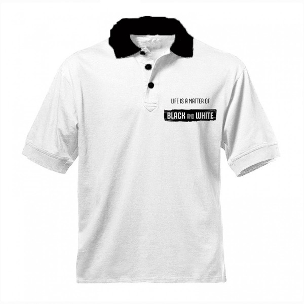 POLO JUVENTUS BIANCA BLACK AND WHITE S/XL