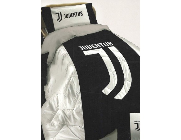 PIUMONE TRAPUNTA IN MICROFIBRA PER LETTO SINGOLO JUVENTUS 170 X 260