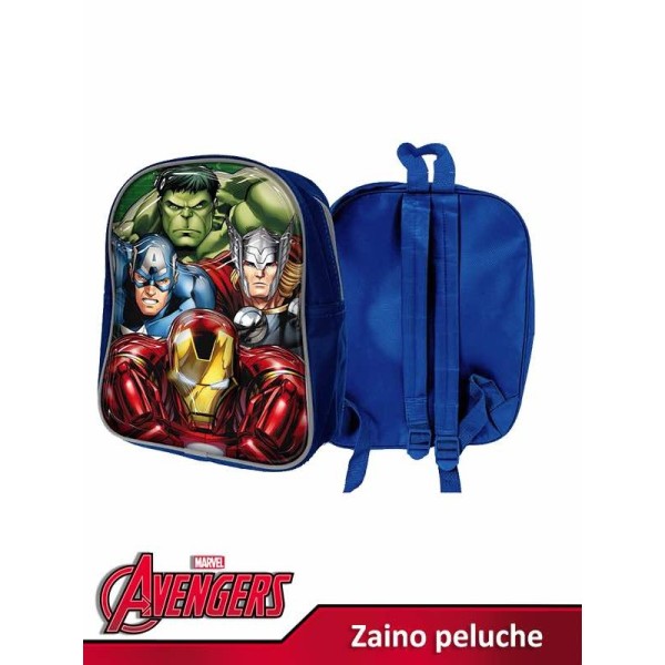 ZAINO 3D PELUCHE AVENGERS 3890
