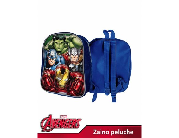 ZAINO 3D PELUCHE AVENGERS 3890