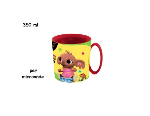 TAZZA BING IN PLASTICA  PP-350ML-MAX 2 MIN MICROONDE