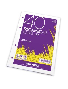 RICAMBI RINFORZATI 5 MM A5 PIGNA