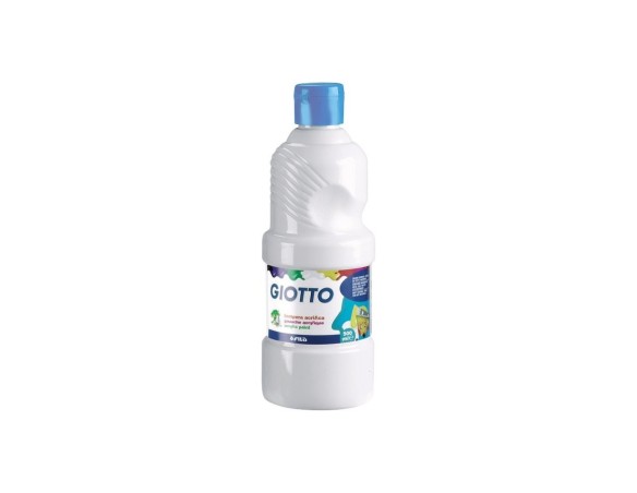 TEMPERA ACRILICA BIANCA 500 ML