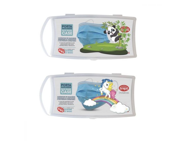 SNIPS Contenitore Per Mascherine Kids 12,5x25,5cm Assortito