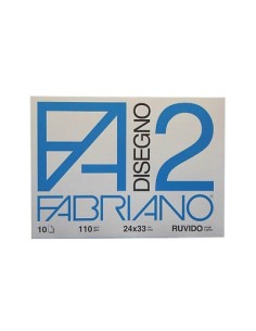 ALBUM da DISEGNO FABRIANO F2 RUVIDO 24 X 34 110G 10 FOGLI