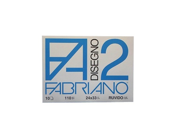 ALBUM da DISEGNO FABRIANO F2 RUVIDO 24 X 34 110G 10 FOGLI