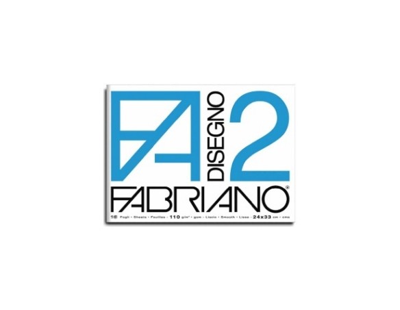 ALBUM FABRIANO F2 LISCIO RIQUADRATO 24 X 33