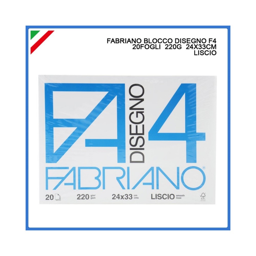 ALBUM FABRIANO F4 LISCIO 24 X 33 - Acquista su