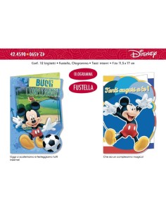 BIGLIETTI AUGURALI TOPOLINO 42.4590