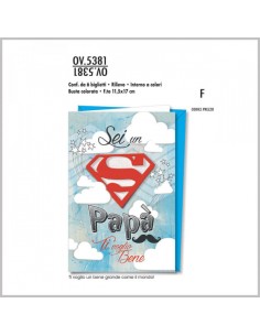 BIGLIETTO PAPA' 5381 8 ( ideale per la festa del papà )
