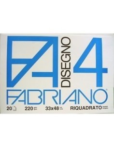 BLOCCO FABRIANO LISCIO RIQUADRATO 33X48 220G F4