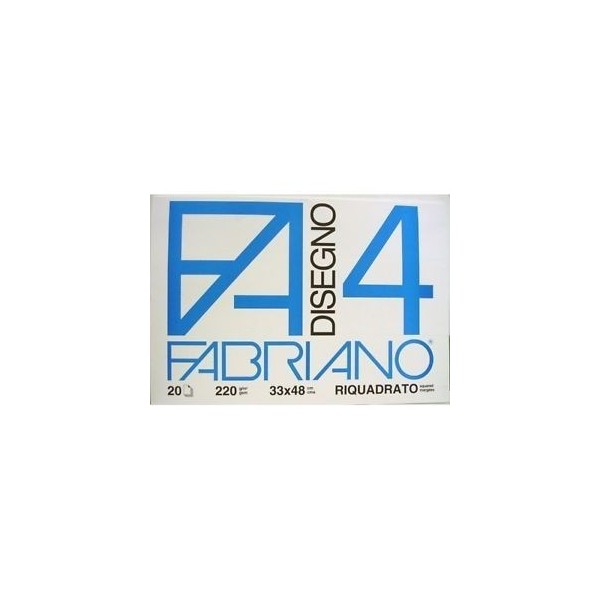 BLOCCO FABRIANO LISCIO RIQUADRATO 33X48 220G F4