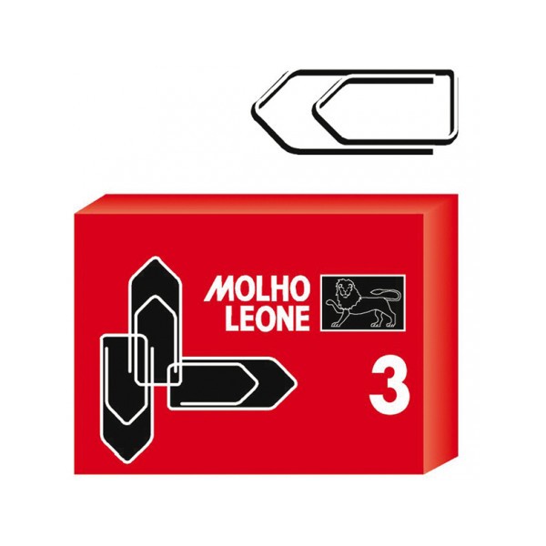GRAFFETTE FERMAGLI LEONE N.3 100PZ