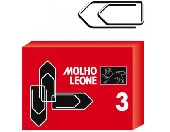 GRAFFETTE FERMAGLI LEONE N.3 100PZ