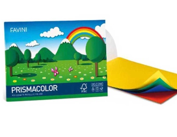 ALBUM FOGLI COLORATI PRISMACOLOR 10 FOGLI CARTONCINO 24X33