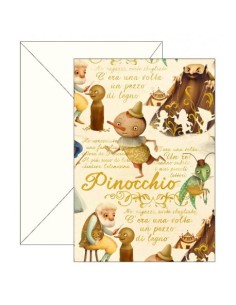 BIGLIETTO AUGURI BUON COMPLEANNO PINOCCHIO 5554