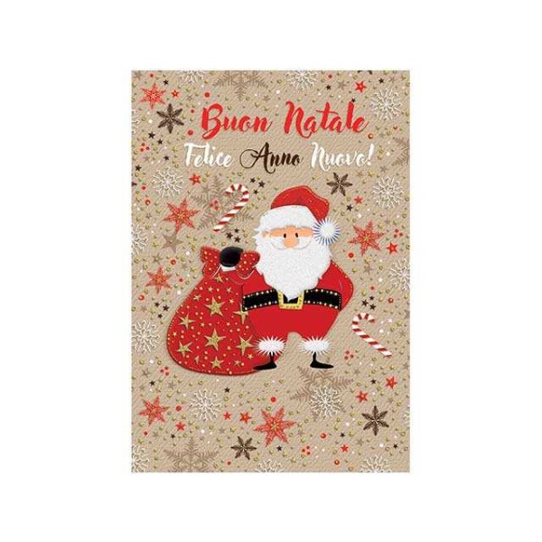 BIGLIETTO BUONE FESTE NA50065BN/12