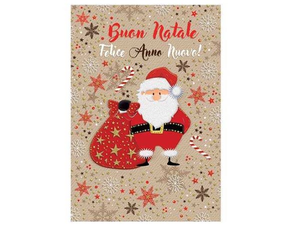 BIGLIETTO BUONE FESTE NA50065BN/12