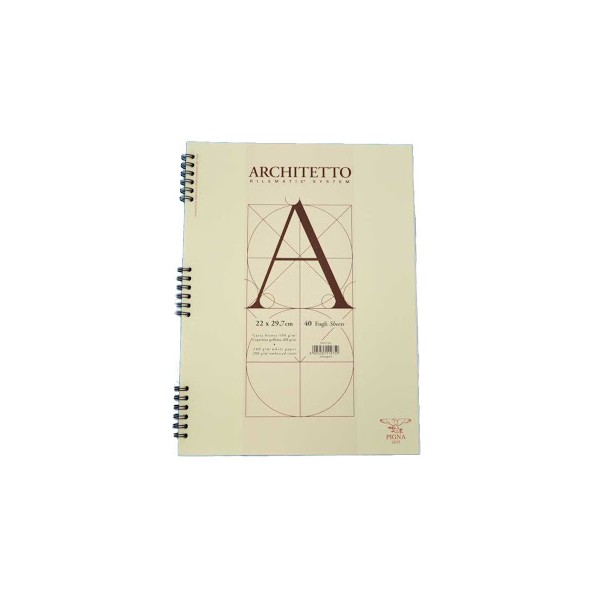 QUADERNO BLOCCO ARCHITETTO A4 40FG PIGNA 105442...