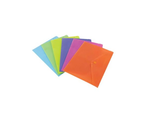 BUSTA CON BOTTONE A7 COLORATE