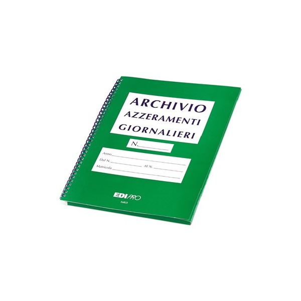 CARTELLA ARCHIVIO AZZERAMENTI GIORNALIERI E 6833