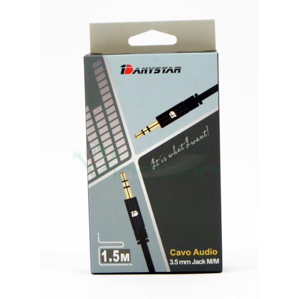 CAVO AUDIO JACK 3,5 M / M AUX