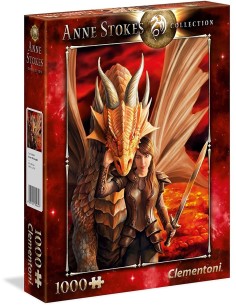 Clementoni- Anne Stokes Collection-Inner Strenght Puzzle,...