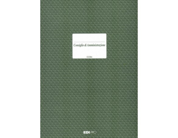 E2386 REGISTRO CONSIGLIO AMMINISTRAZIONE
