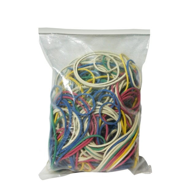 ELASTICI IN BUSTA 100GR ASSORTITI